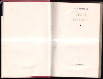 E. M Forster: Cesta do Indie
