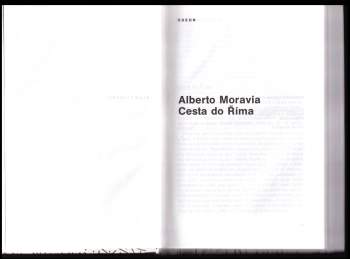Alberto Moravia: Cesta do Říma
