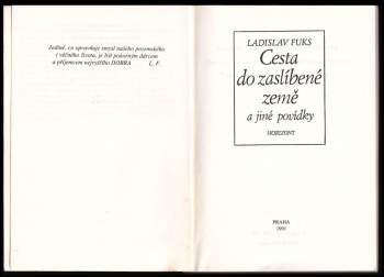 Ladislav Fuks: Cesta do zaslíbené země a jiné povídky