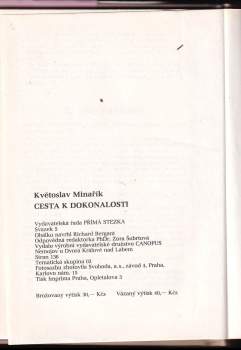 Květoslav Minařík: Cesta k dokonalosti
