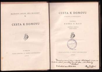 Karel Václav Rais: Cesta k domovu