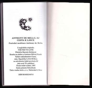 Anthony De Mello: Cesta k lásce