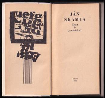 Ján Škamla: Cesta k poetickému