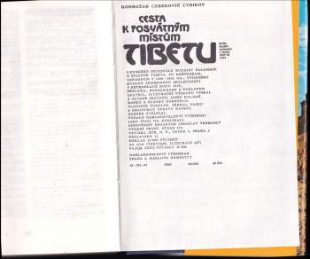 Gonbožab Cebekovič Cybikov: Cesta k posvátným místům Tibetu