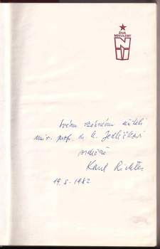 Karel Richter: Cesta k Sokolovu