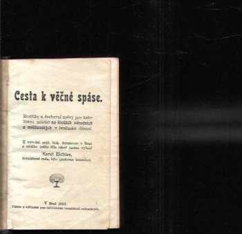 Karel Eichler: Cesta k věčné spáse