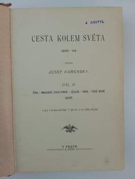 Josef Kořenský: Cesta kolem světa 1893-94