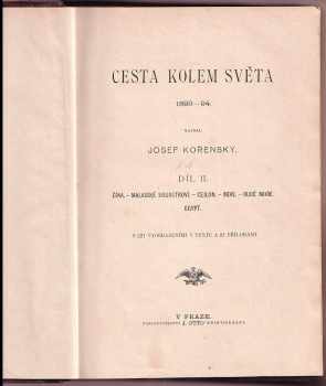 Josef Kořenský: Cesta kolem světa 1893-94