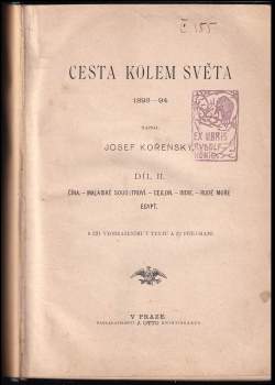 Josef Kořenský: Cesta kolem světa 1893-94