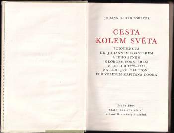 Georg Forster: Cesta kolem světa