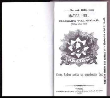 Jules Verne: Cesta kolem světa za osmdesáte dní REPRINT vydání z roku 1873