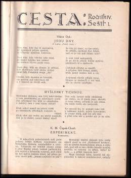 Miroslav Rutte: Cesta, KOMPLETNÍ ROČNÍK IV.