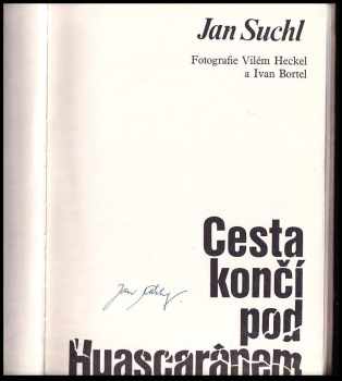 Jan Suchl: Cesta končí pod Huascaránem