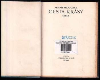 Arnošt Procházka: Cesta krásy