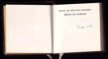 Miguel de Cervantes Saavedra: Cesta na Parnas