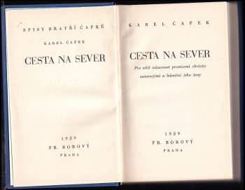 Karel Čapek: Cesta na sever