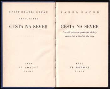 Karel Čapek: Cesta na sever