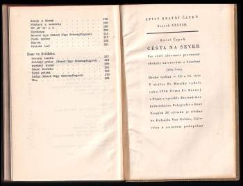 Karel Čapek: Cesta na sever