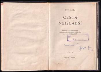 Hugo J Slípka: Cesta nejsladší