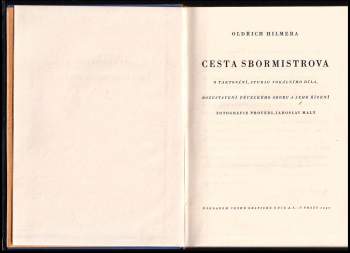Oldřich Hilmera: Cesta sbormistrova