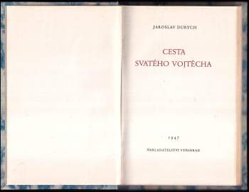 Jaroslav Durych: Cesta svatého Vojtěcha