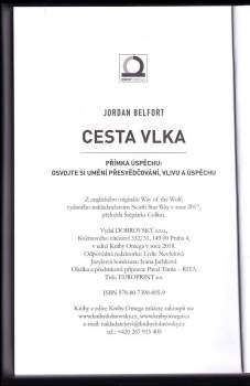 Jordan Belfort: Cesta vlka