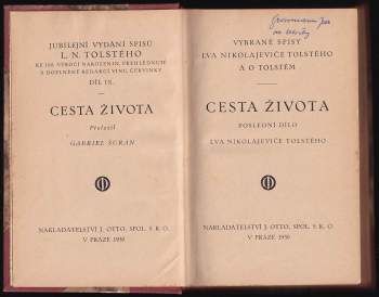 Lev Nikolajevič Tolstoj: Cesta života