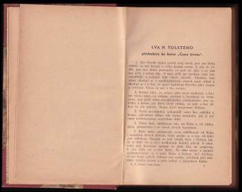 Lev Nikolajevič Tolstoj: Cesta života