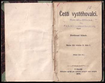Ferdinand Schulz: Čeští vystěhovalci