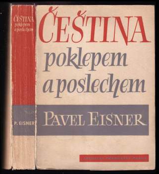 Pavel Eisner: Čeština poklepem a poslechem
