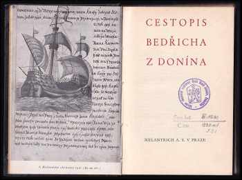 Bedřich <<z >>Donína: Cestopis Bedřicha z Donína
