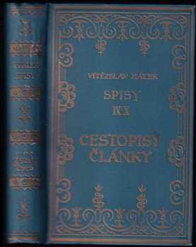 Vítězslav Hálek: Cestopisy : Články z let 1861-1874