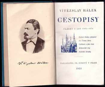 Vítězslav Hálek: Cestopisy