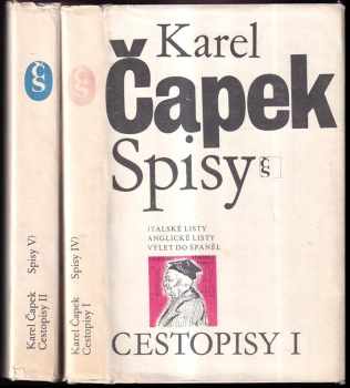 Cestopisy : Díl 1-2 - Karel Čapek, Olga Scheinpflugová, Karel Čapek, Karel Čapek, Olga Scheinpflugová (1980, Československý spisovatel) - ID: 735539