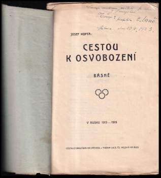 Josef Kopta: Cestou k osvobození
