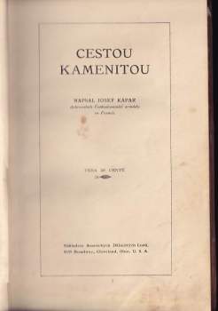 Josef Kápar: Cestou kamenitou