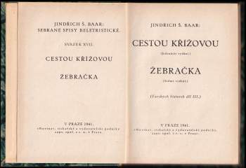 Jindřich Šimon Baar: Cestou křížovou ; Žebračka : (farských historek díl III.)