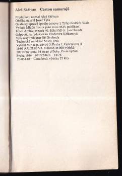 Aleš Skřivan: Cestou samurajů