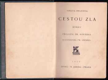 Grazia Deledda: Cestou zla