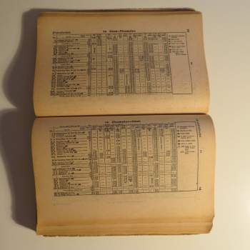 Cestovný poriadok ČSD 1968-1969