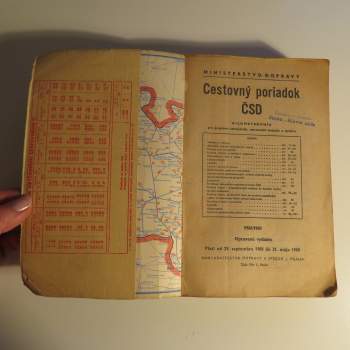 Cestovný poriadok ČSD 1968-1969