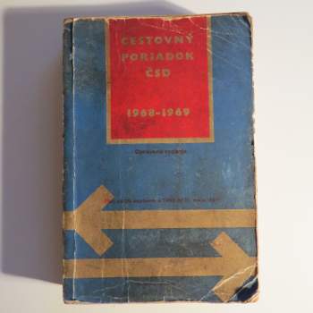 Cestovný poriadok ČSD 1968-1969