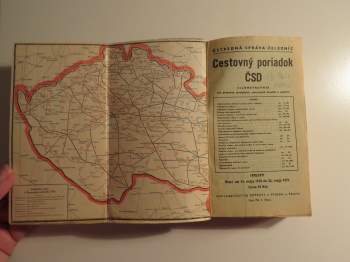 Cestovný poriadok ČSD 1970-1971