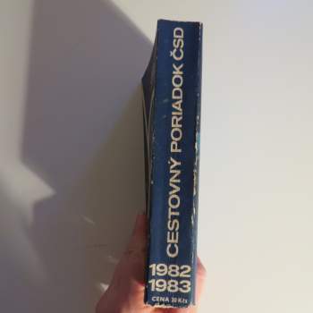 Cestovný poriadok ČSD 1982 -1983