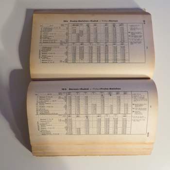 Cestovný poriadok ČSD 1982 -1983