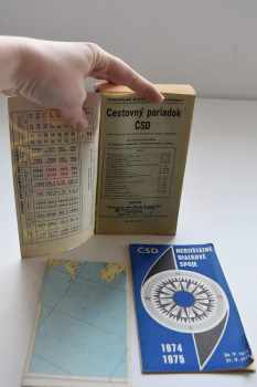 Cestovný poriadok ČSD 1974 -1975