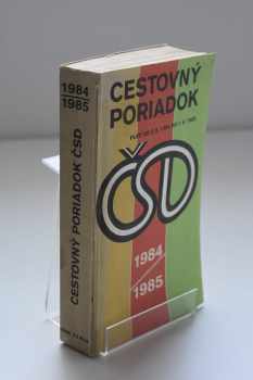 Cestovný poriadok ČSD 1984 -1985