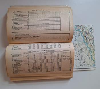 Cestovný poriadok ČSD 1986-87