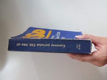 Cestovný poriadok ČSD 1986-87