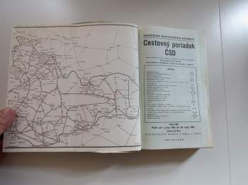 Cestovný poriadok ČSD 1986-87